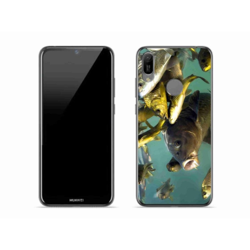 Gelový obal mmCase na mobil Huawei Y6 (2019) - hejno ryb