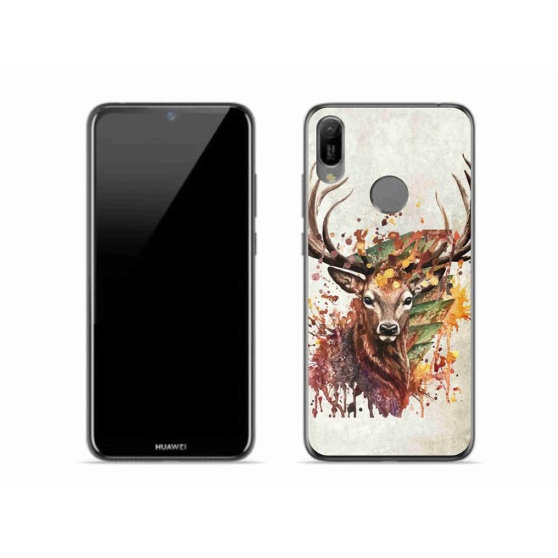 Gelový obal mmCase na mobil Huawei Y6 (2019) - jelen 1