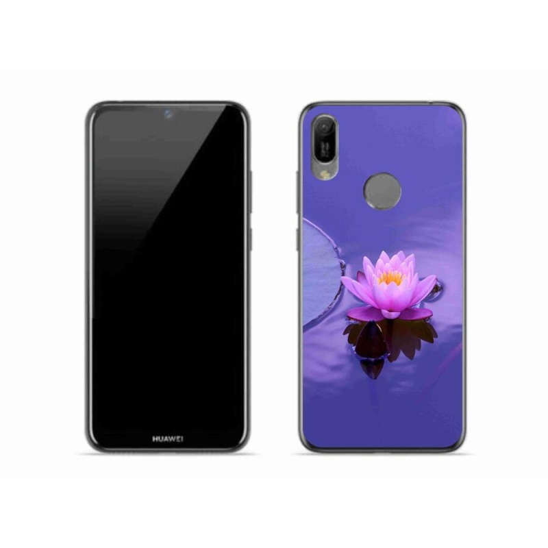 Gelový obal mmCase na mobil Huawei Y6 (2019) - květ na hladině