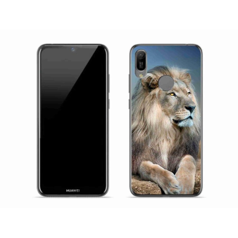 Gelový obal mmCase na mobil Huawei Y6 (2019) - lev 1