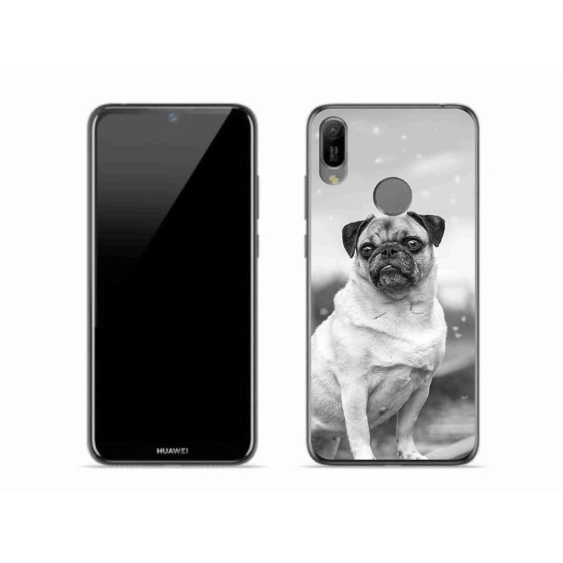 Gelový obal mmCase na mobil Huawei Y6 (2019) - mops