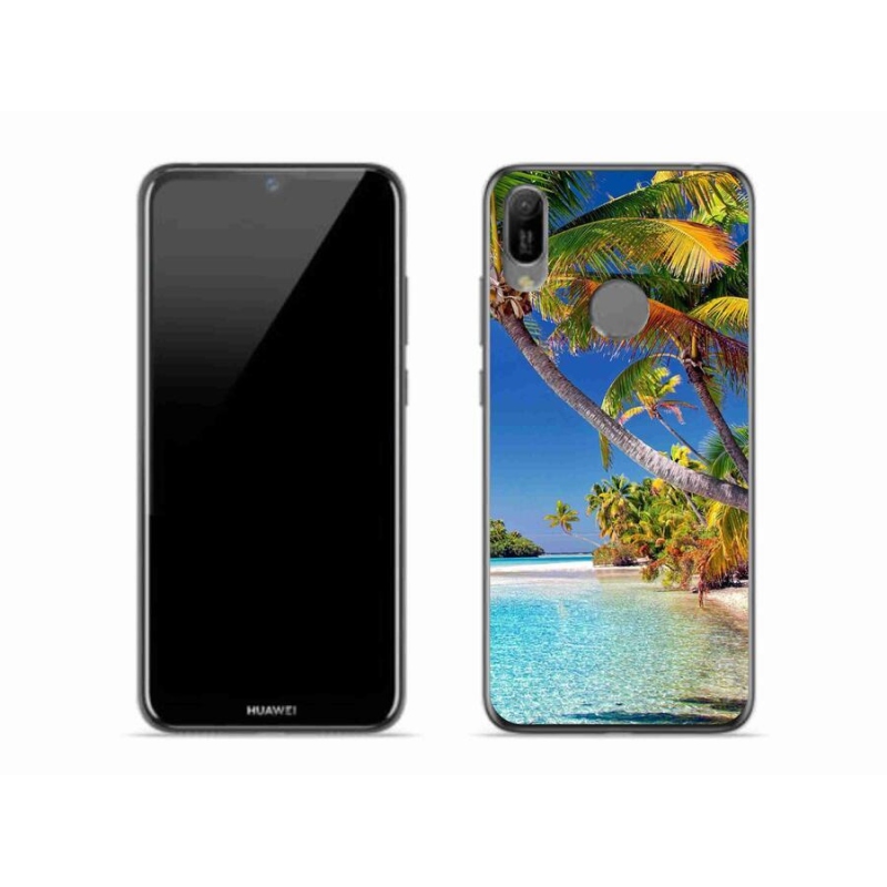 Gelový obal mmCase na mobil Huawei Y6 (2019) - mořská pláž