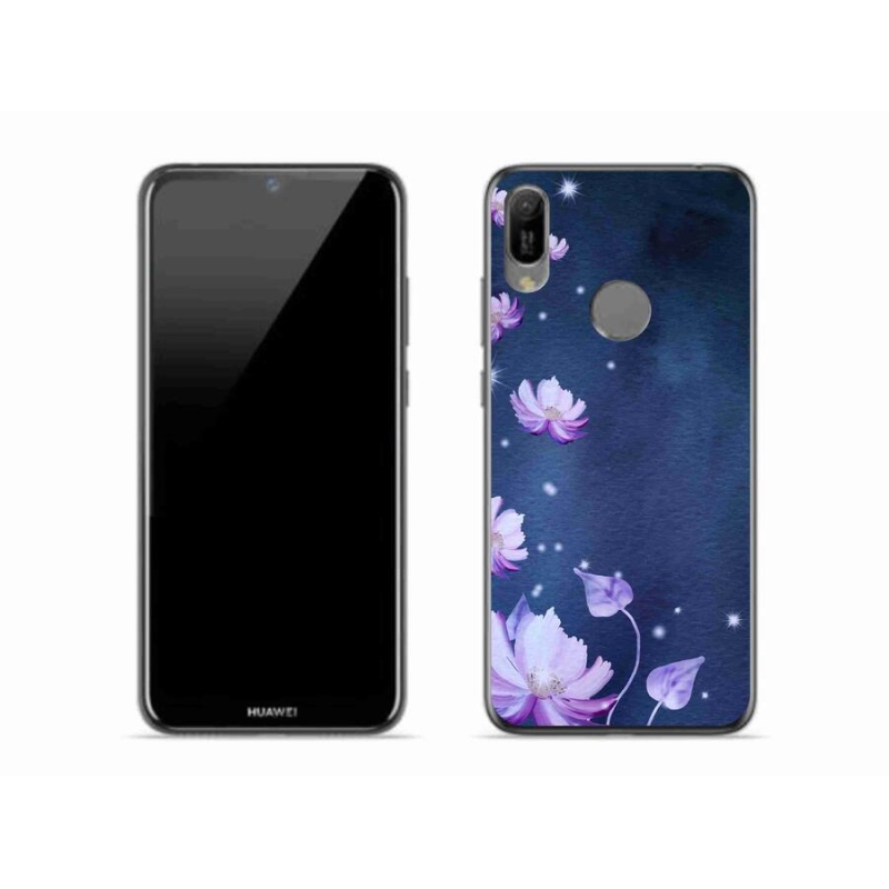 Gelový obal mmCase na mobil Huawei Y6 (2019) - padající květy