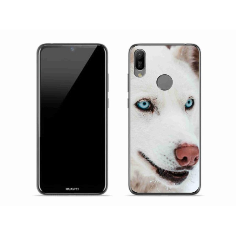 Gelový obal mmCase na mobil Huawei Y6 (2019) - psí pohled