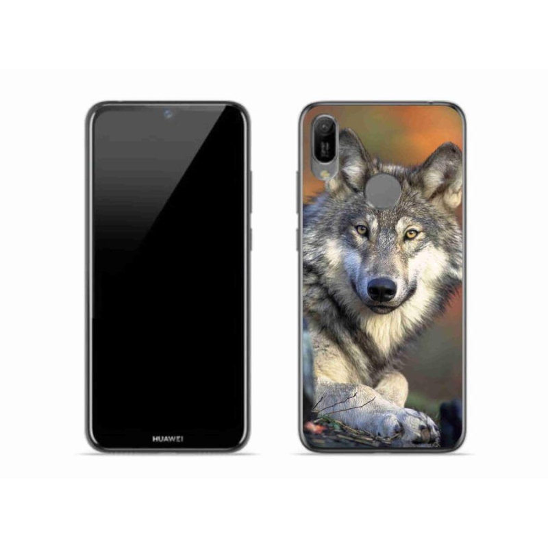 Gelový obal mmCase na mobil Huawei Y6 (2019) - vlk