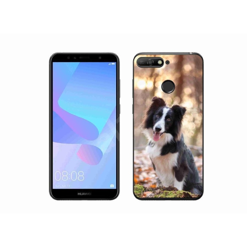Gelový obal mmCase na mobil Huawei Y6 Prime 2018 - border kolie 1