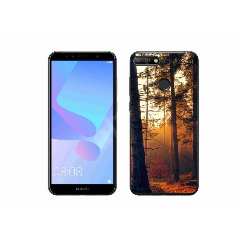 Gelový obal mmCase na mobil Huawei Y6 Prime 2018 - les