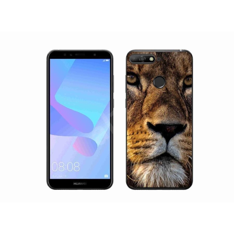 Gelový obal mmCase na mobil Huawei Y6 Prime 2018 - lev
