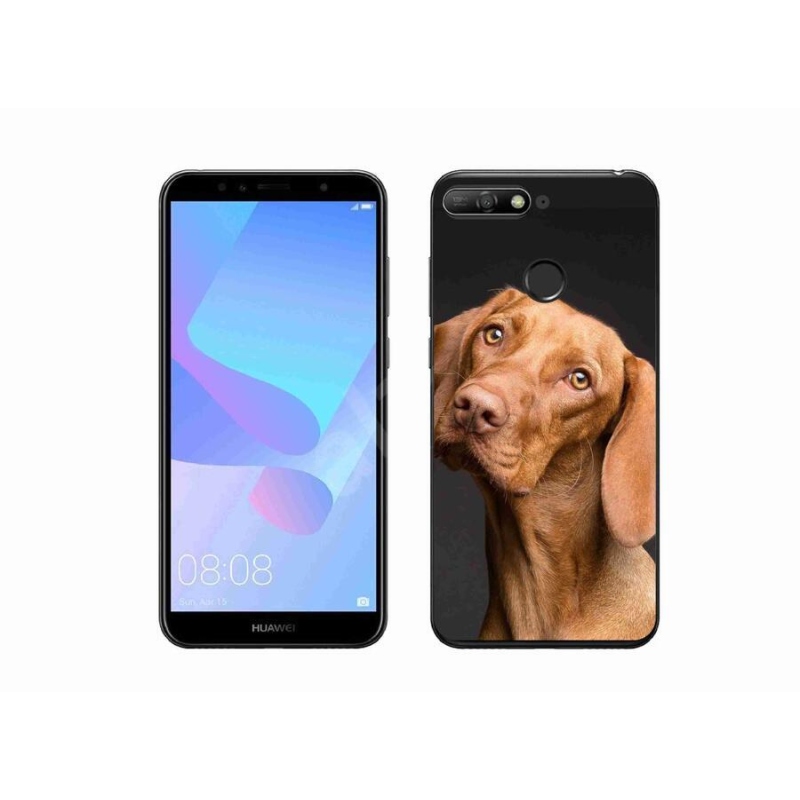 Gelový obal mmCase na mobil Huawei Y6 Prime 2018 - maďarský ohař