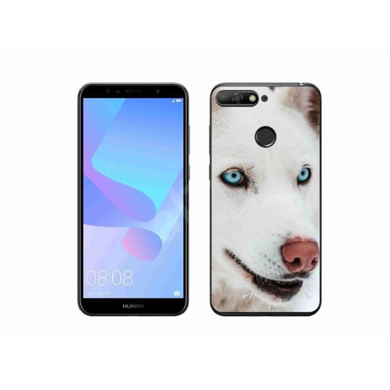 Gelový obal mmCase na mobil Huawei Y6 Prime 2018 - psí pohled