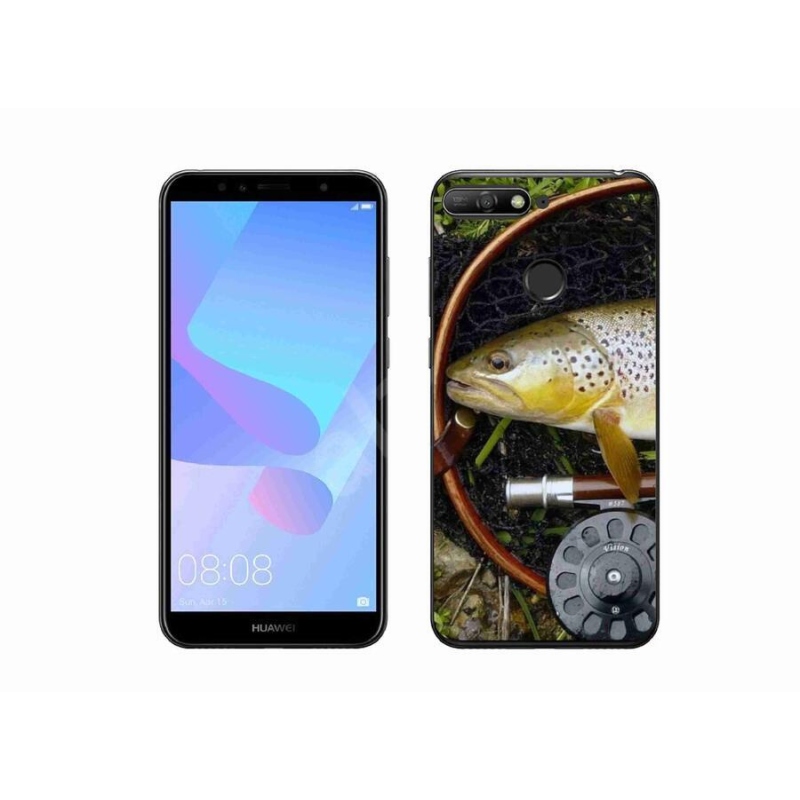 Gelový obal mmCase na mobil Huawei Y6 Prime (2018) - pstruh 2