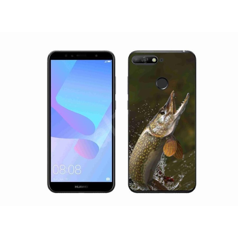 Gelový obal mmCase na mobil Huawei Y6 Prime (2018) - štika