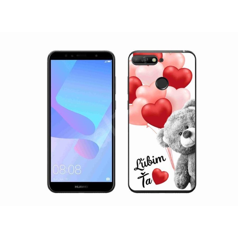 Gelový obal mmCase na mobil Huawei Y6 Prime (2018) - ľúbim ťa sk