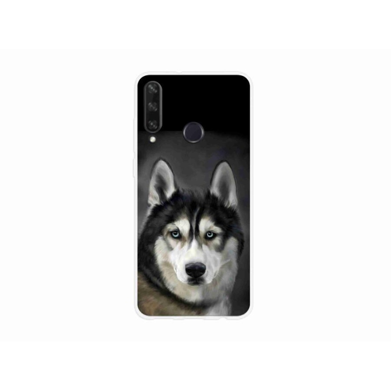 Gelový obal mmCase na mobil Huawei Y6p - husky