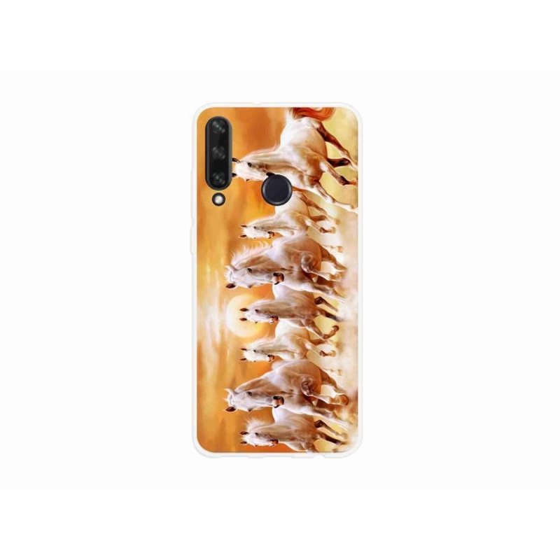 Gelový obal mmCase na mobil Huawei Y6p - koně 2