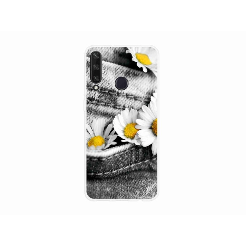 Gelový obal mmCase na mobil Huawei Y6p - kopretiny