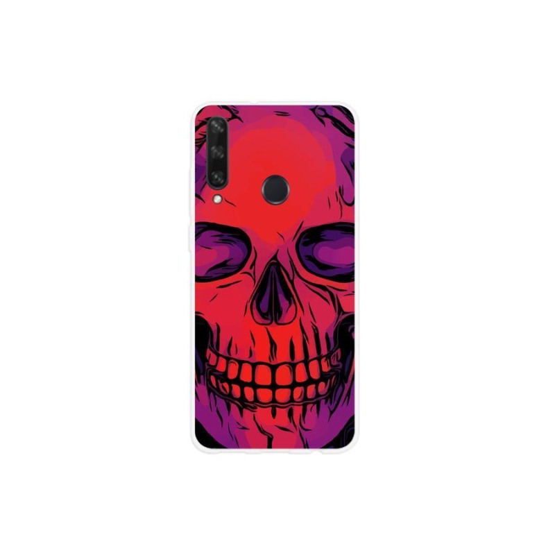 Gelový obal mmCase na mobil Huawei Y6p - lebka