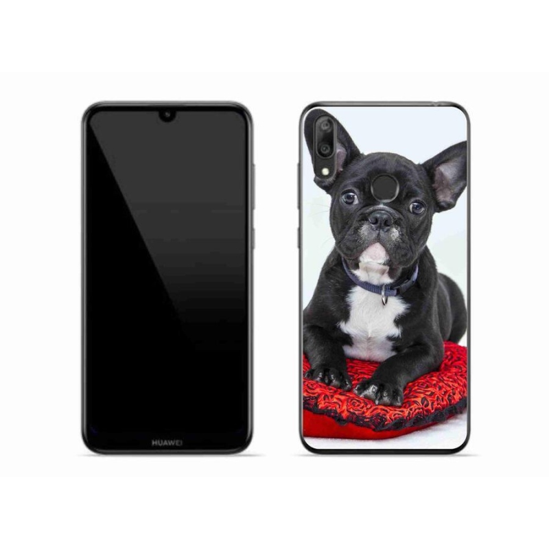 Gelový obal mmCase na mobil Huawei Y7 (2019) - buldok