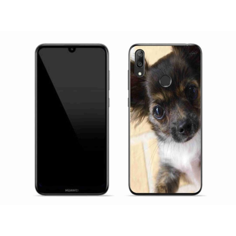 Gelový obal mmCase na mobil Huawei Y7 (2019) - čivava 2