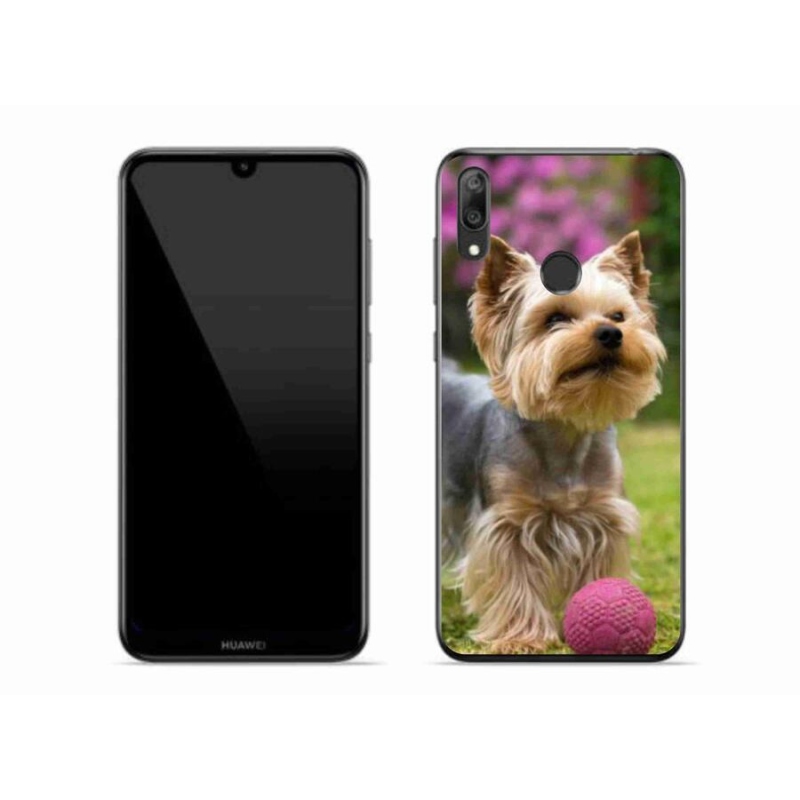 Gelový obal mmCase na mobil Huawei Y7 (2019) - jorkšír 4