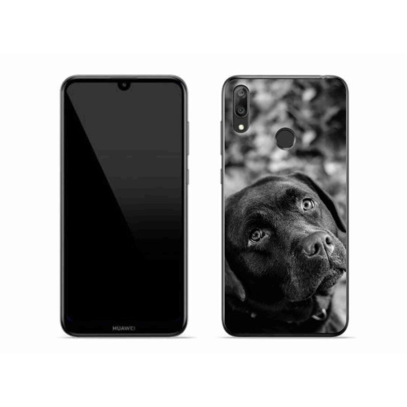 Gelový obal mmCase na mobil Huawei Y7 (2019) - labrador