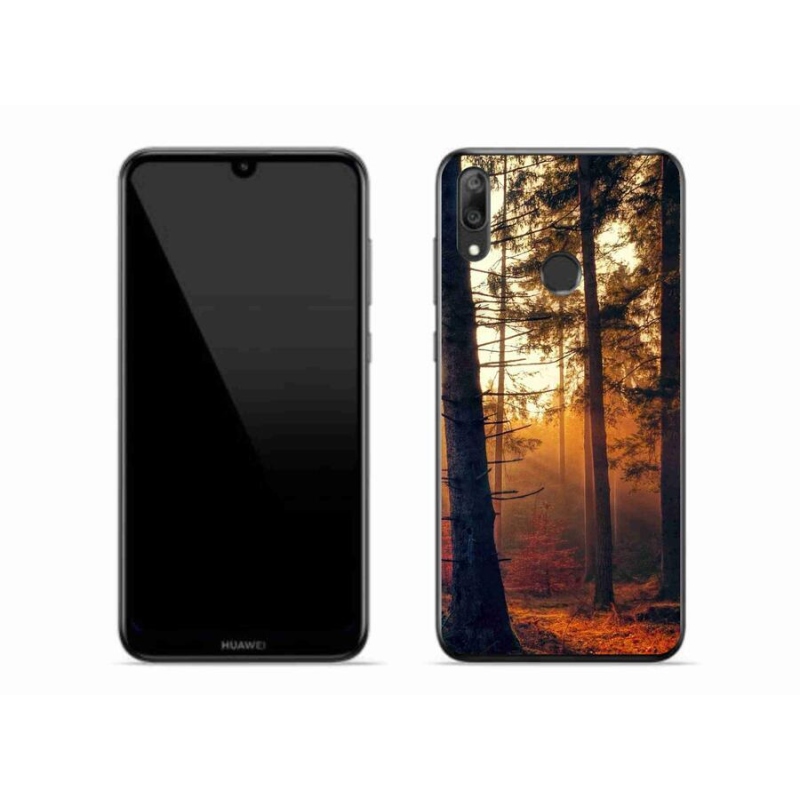 Gelový obal mmCase na mobil Huawei Y7 (2019) - les