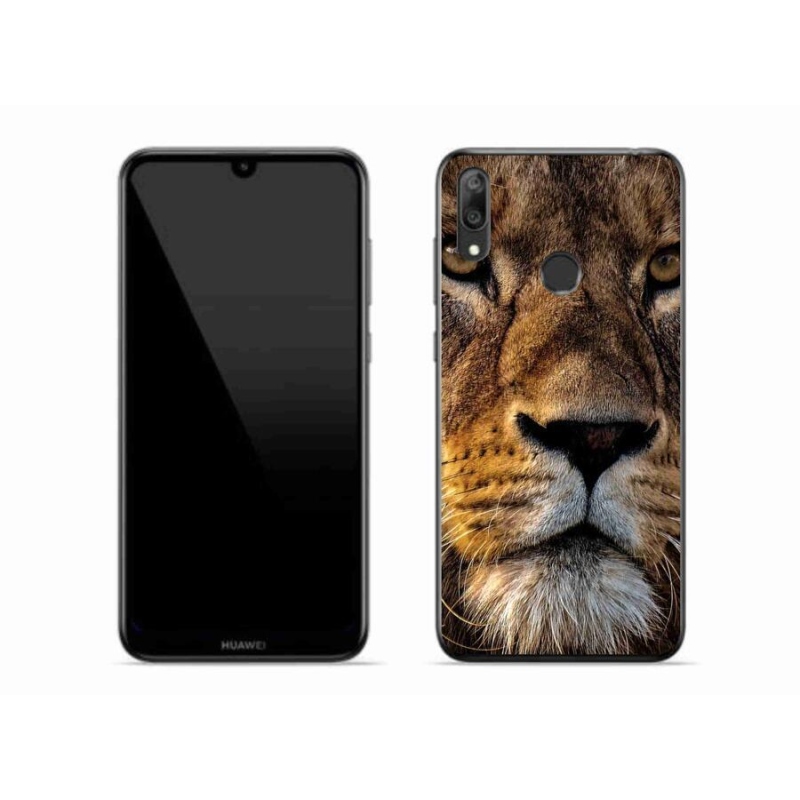 Gelový obal mmCase na mobil Huawei Y7 (2019) - lev