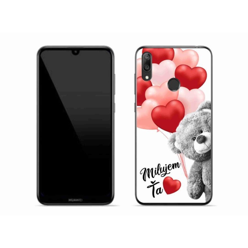Gelový obal mmCase na mobil Huawei Y7 (2019) - milujem Ťa sk