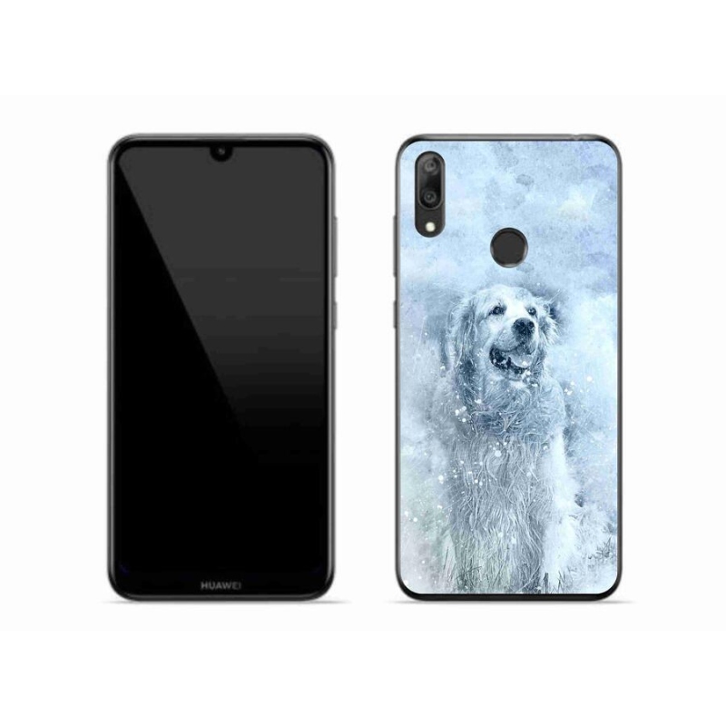 Gelový obal mmCase na mobil Huawei Y7 (2019) - retrívr