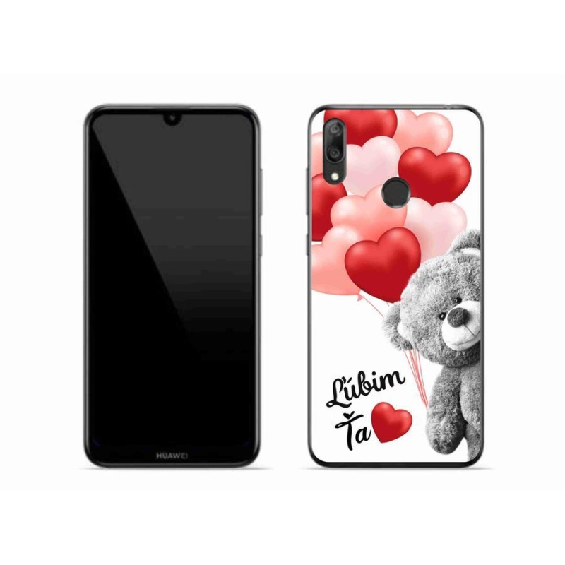 Gelový obal mmCase na mobil Huawei Y7 (2019) - ľúbim ťa sk