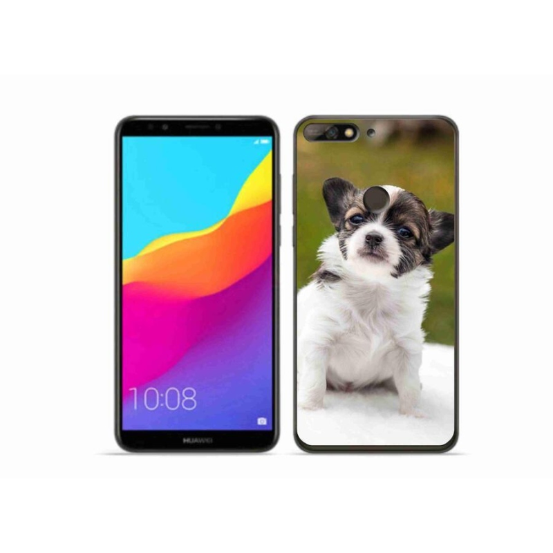 Gelový obal mmCase na mobil Huawei Y7 Prime (2018) - čivava 4