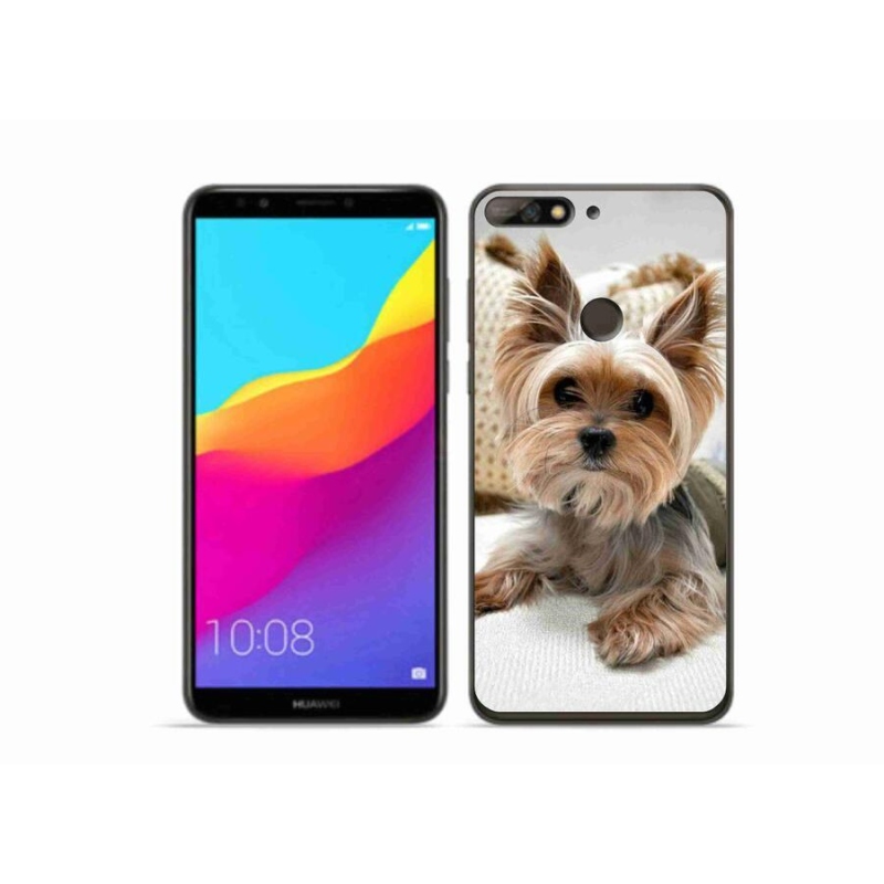 Gelový obal mmCase na mobil Huawei Y7 Prime (2018) - jorkšír 5