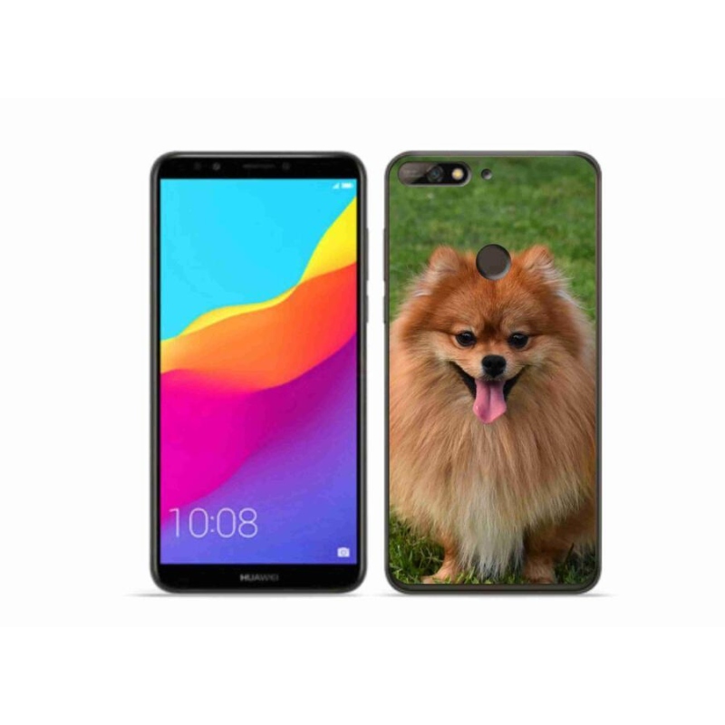 Gelový obal mmCase na mobil Huawei Y7 Prime (2018) - pomeranian