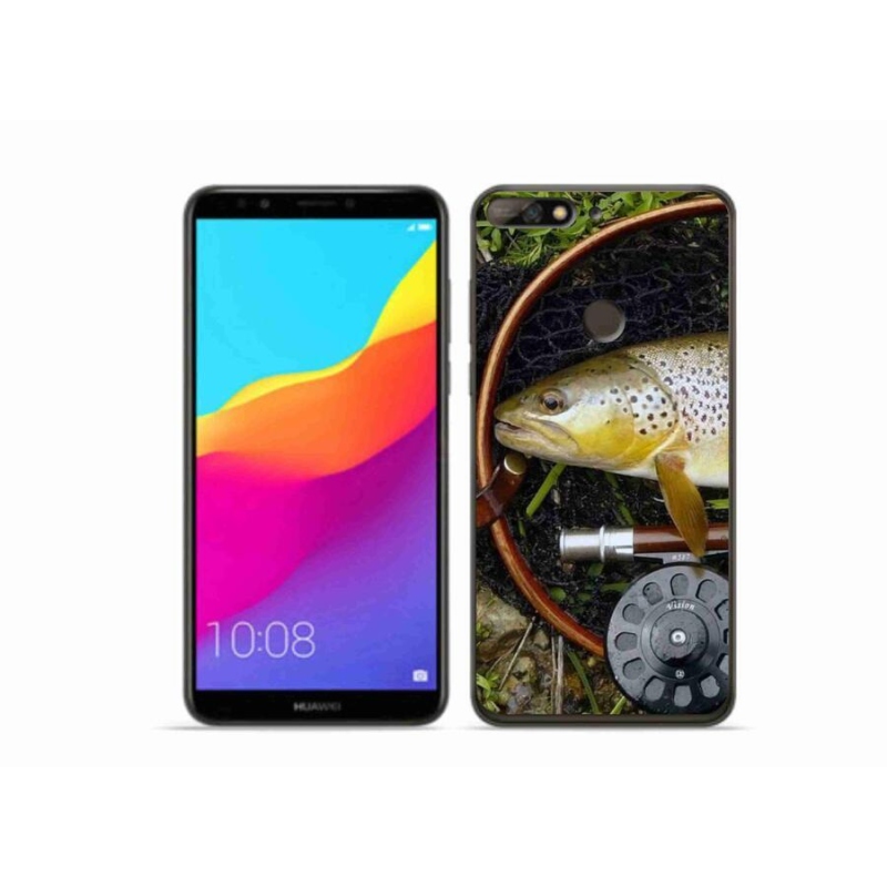 Gelový obal mmCase na mobil Huawei Y7 Prime (2018) - pstruh 2