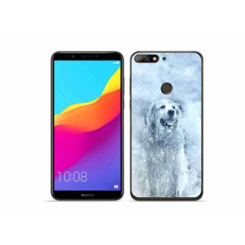 Gelový obal mmCase na mobil Huawei Y7 Prime (2018) - retrívr