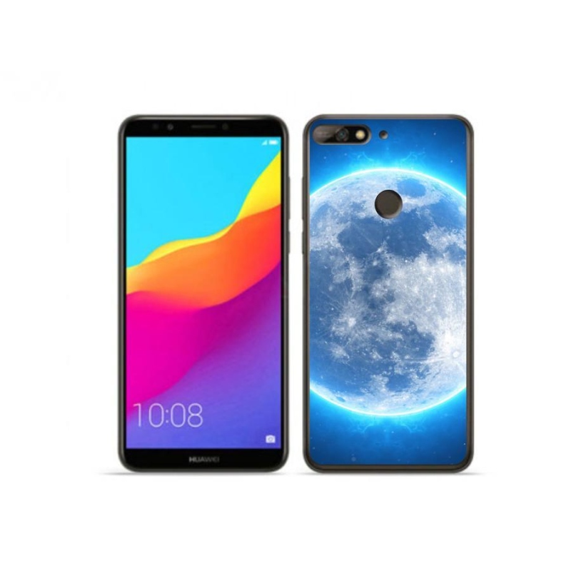 Gelový obal mmCase na mobil Huawei Y7 Prime (2018) - zeměkoule
