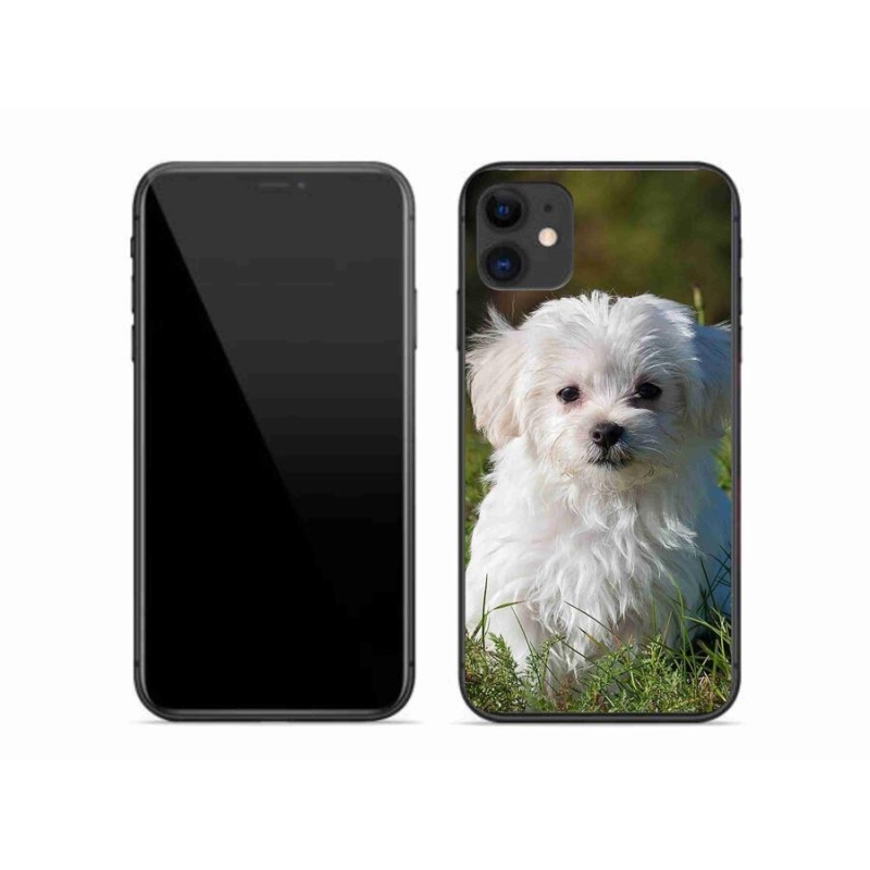 Gelový obal mmCase na mobil iPhone 11 - bišonek