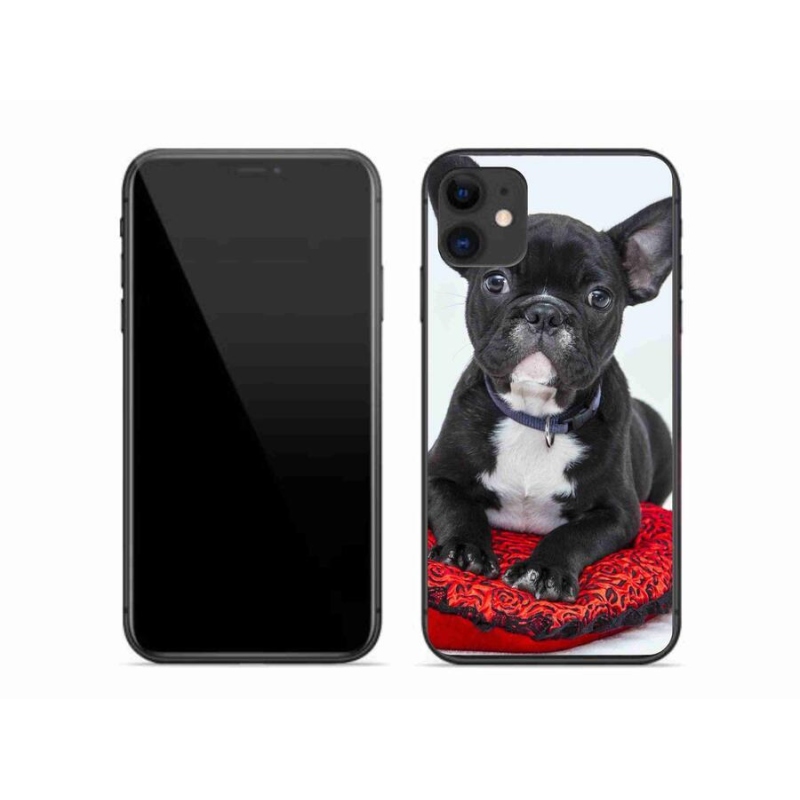 Gelový obal mmCase na mobil iPhone 11 - buldok