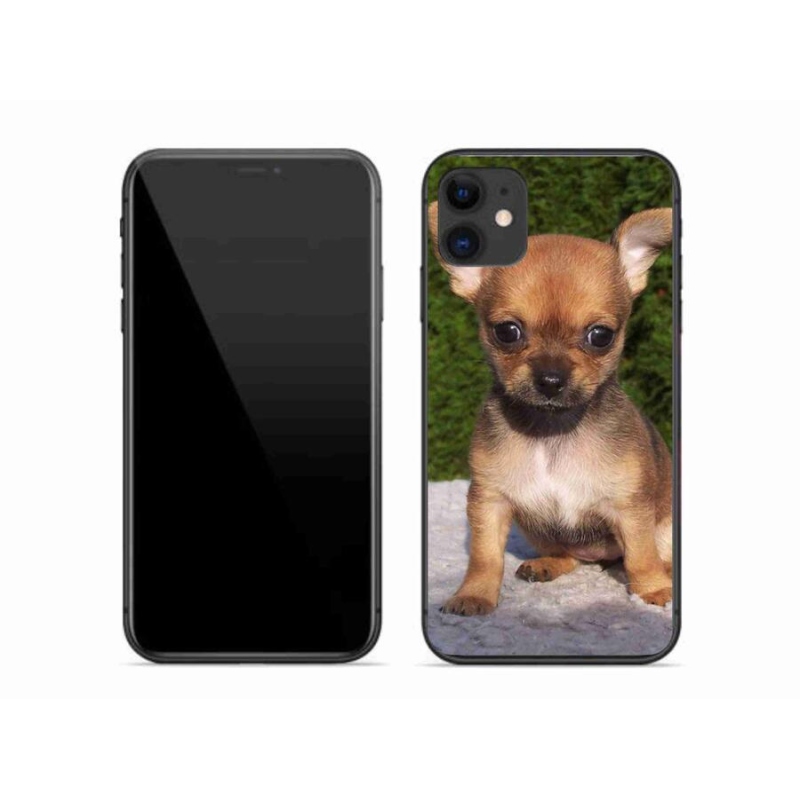 Gelový obal mmCase na mobil iPhone 11 - čivava 3
