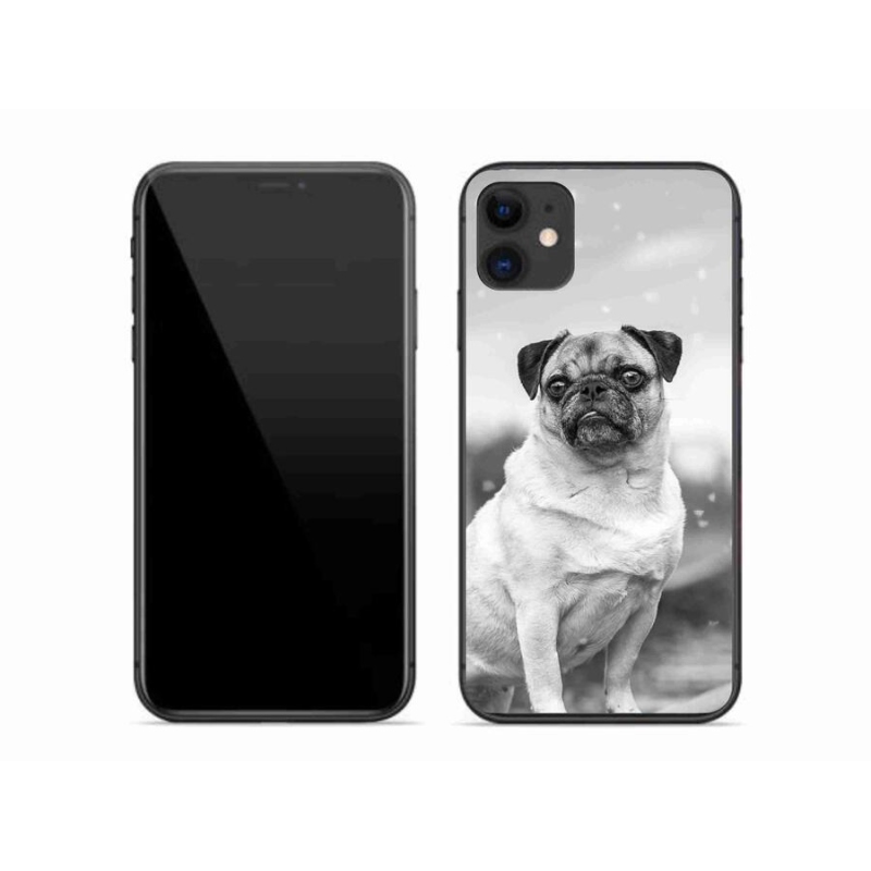 Gelový obal mmCase na mobil iPhone 11 - mops