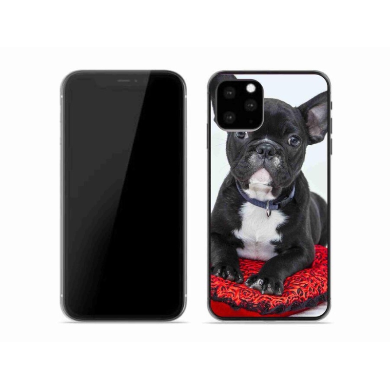 Gelový obal mmCase na mobil iPhone 11 Pro - buldok