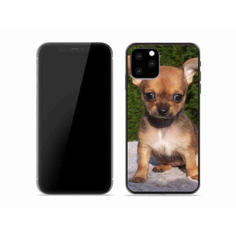 Gelový obal mmCase na mobil iPhone 11 Pro - čivava 3