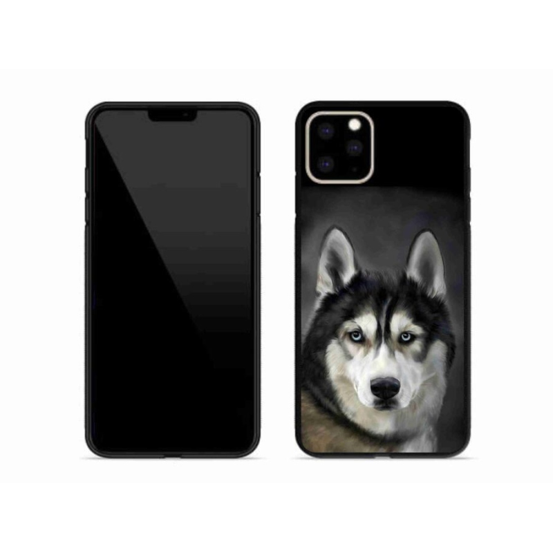 Gelový obal mmCase na mobil iPhone 11 Pro Max - husky