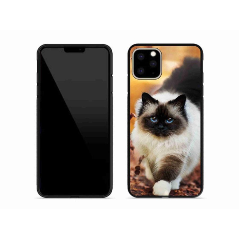 Gelový obal mmCase na mobil iPhone 11 Pro Max - kočka 1
