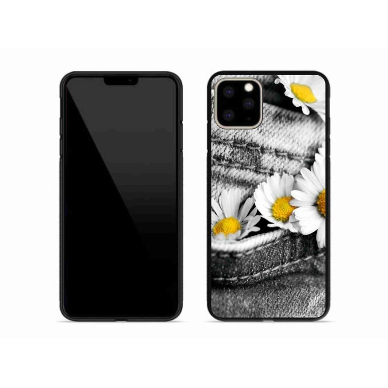 Gelový obal mmCase na mobil iPhone 11 Pro Max - kopretiny