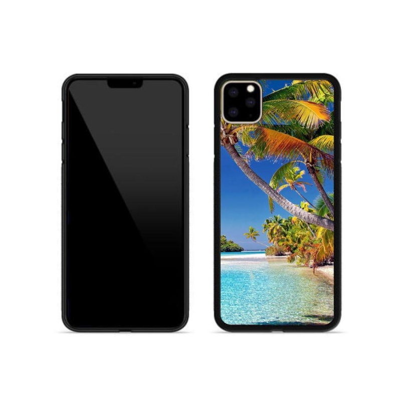 Gelový obal mmCase na mobil iPhone 11 Pro Max - mořská pláž
