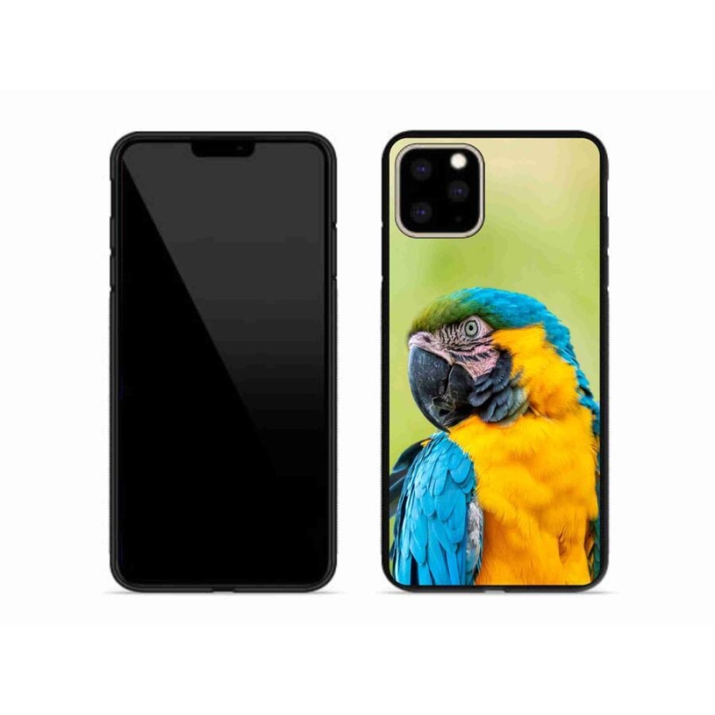 Gelový obal mmCase na mobil iPhone 11 Pro Max - papoušek ara 2
