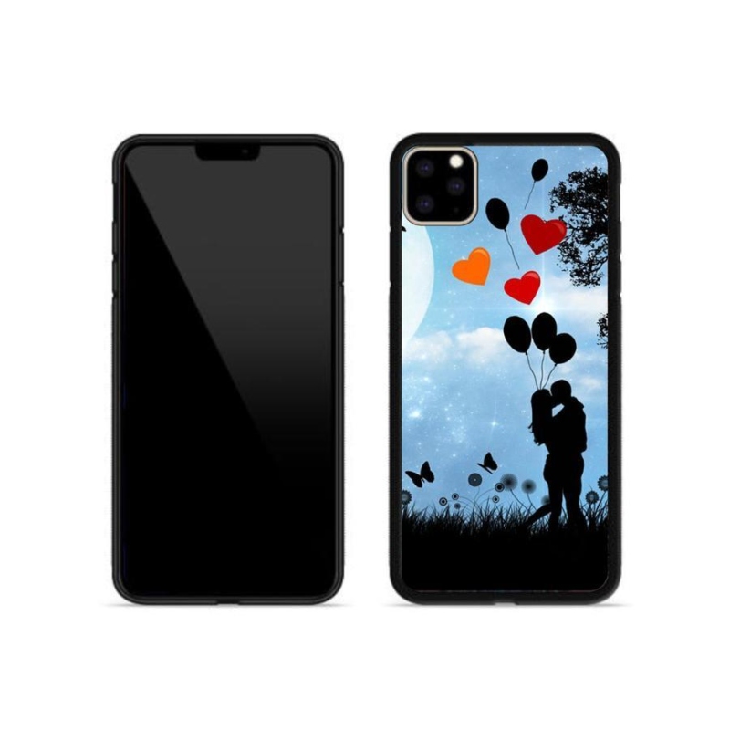 Gelový obal mmCase na mobil iPhone 11 Pro Max - zamilovaný pár