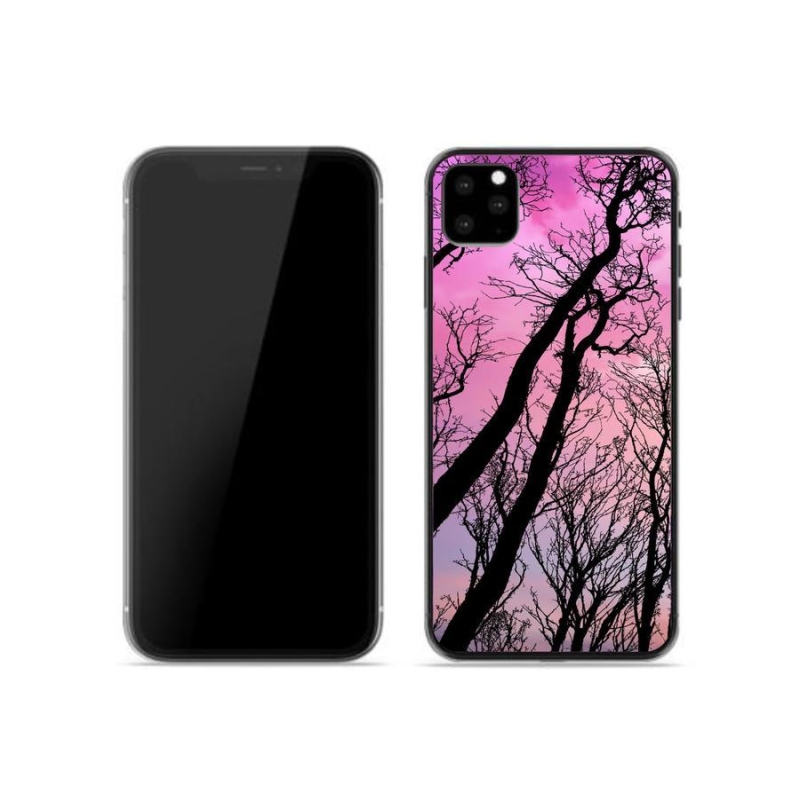 Gelový obal mmCase na mobil iPhone 11 Pro - opadané stromy