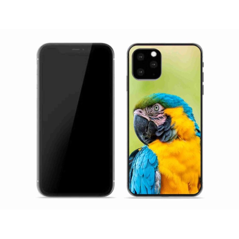 Gelový obal mmCase na mobil iPhone 11 Pro - papoušek ara 2